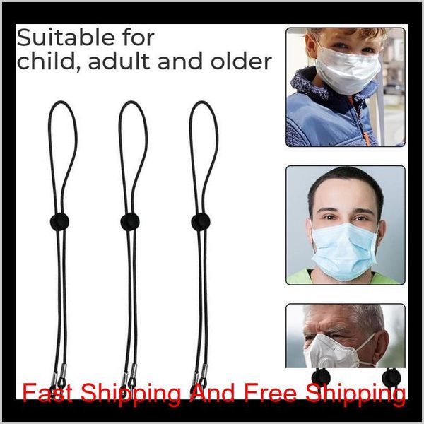

face mask lanyard adjustable length extension with metal hook mask chain holder hanger neck bandanas ear saver for ad qylfpl ppshop01