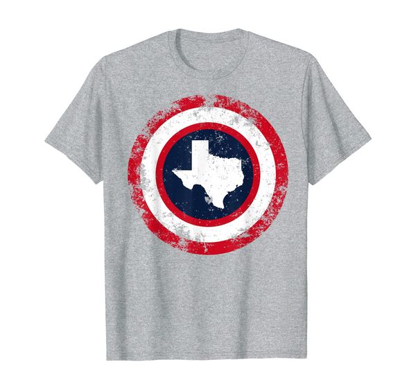 

captain texas funny southern superhero t-shirt, White;black