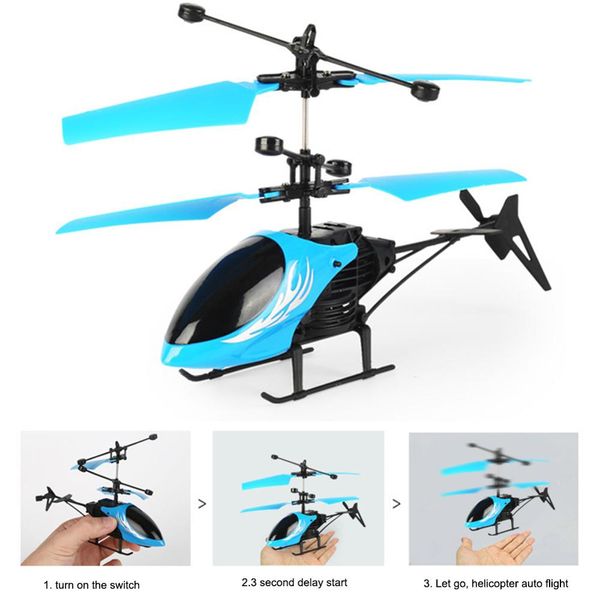 

mini drone helicopter rc infrared hand induction suspension usb charging electronic model quadcopter dron gift childrens toy