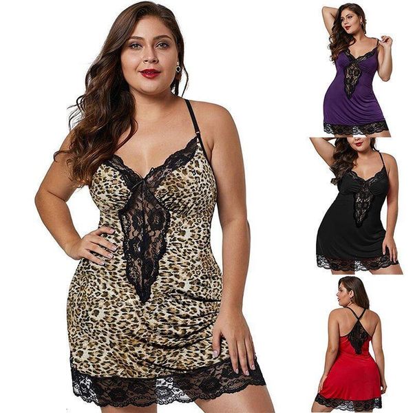 

fashion women sleepwear large size night dress lingerie babydoll nightwear lace nightdress underwear g-string set, Black;red