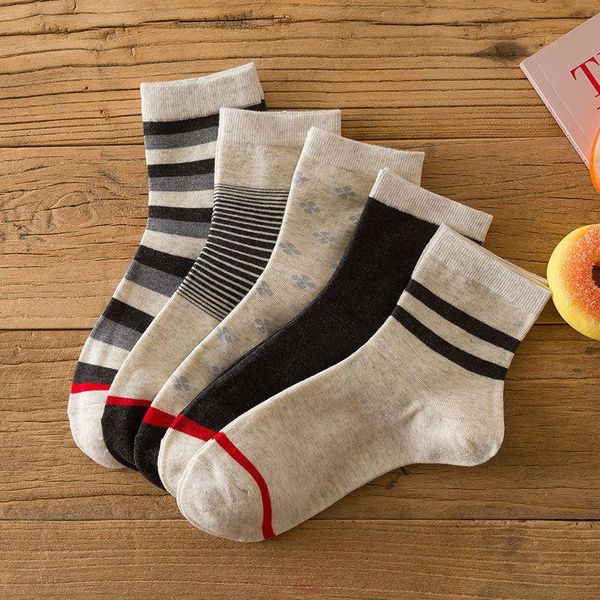

five-finger cotton socks classic design fashion high-end quality pure men's, Black
