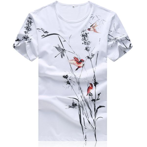 

men's t-shirts 83 streetwear plus size t shirt cotton print 3d casual summer men basic long sleeve slim, White;black