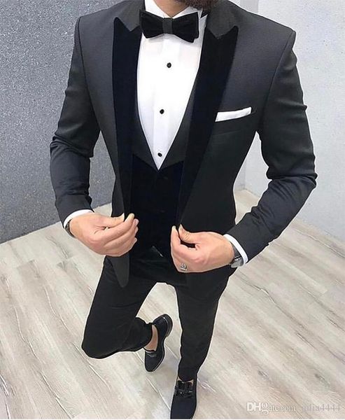 

men's suits & blazers formal 3 piece men suit 2021 morning dinner party prom black groom wedding blazer slim fit man tuxedo, White;black
