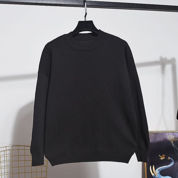 

spring autumn black knitted tracksuit women long sleeve sweater casual pants two piece set female loose pullover trouser 2pc 6j7a, Black;brown