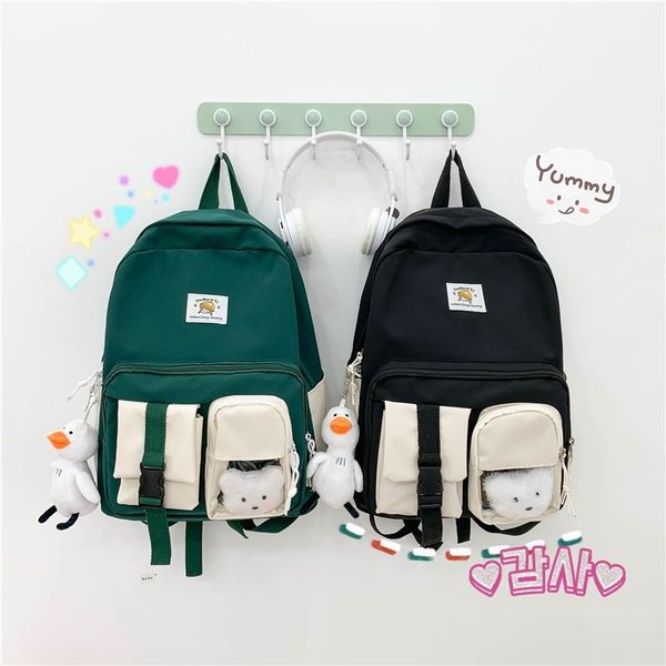 

summer fashion school bags for girls nylon waterproof womens backpack large capacity travel