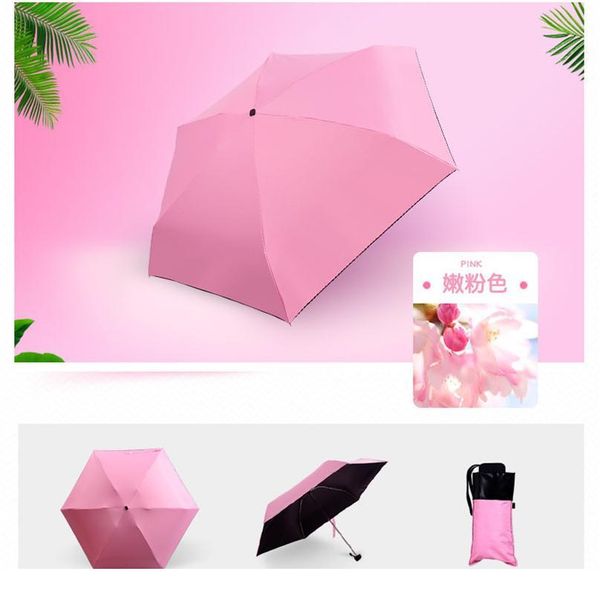 

fashion portable men's umbrella mini capsule pocket uv protection rain folding women compact small capsule umbrel qylfzp