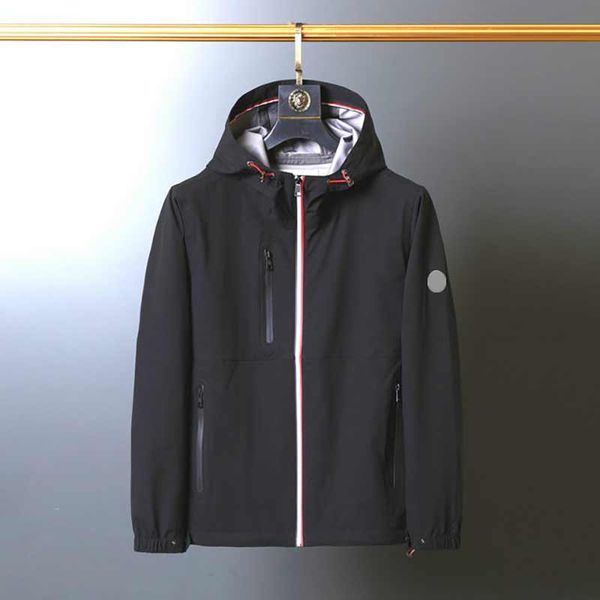 

designer mens jackets clothing france brand bomber windshield jacket europe and american style outerwear coat fashion hombre casual street, Black;brown