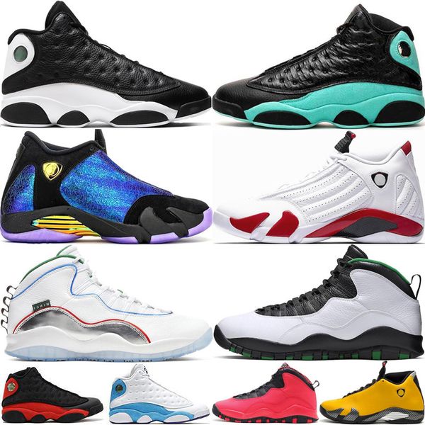 

2021 new arrive jumpman gym 14 14s hyper royal 13 13s lucky island green mens basketball shoes 10 10s women trainers sports sneakers