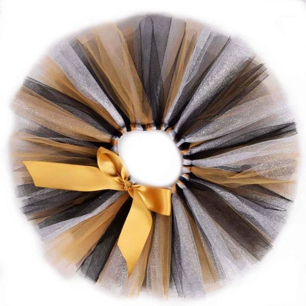 

baby girls fluffy tutu skirt black/silver/gold first birthday party costume infant tulle tutus cake smash born-5t 6t, Blue