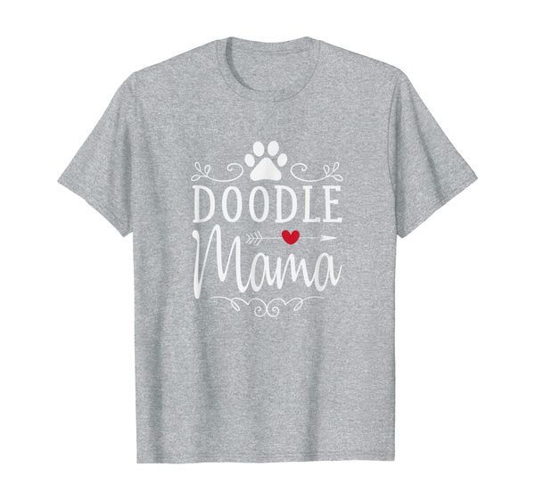 

doodle mama - doodle shirt gift for doodle lover, White;black