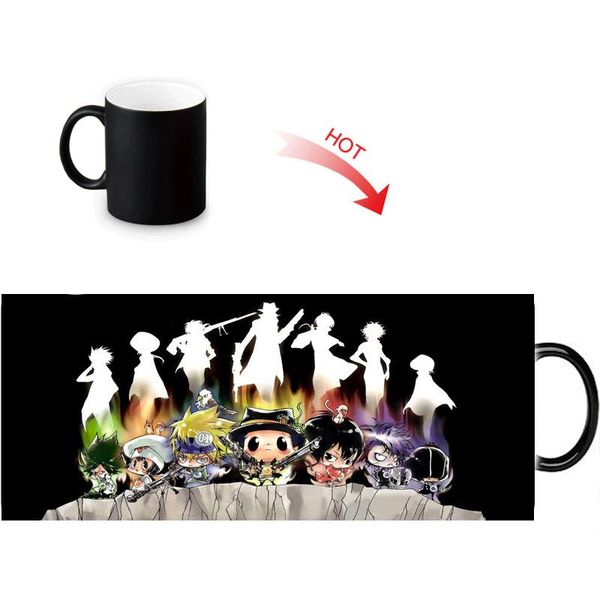 

mugs fun hitman reborn pattern magic color changing coffee mug customized tea milk cup gift idea 350ml