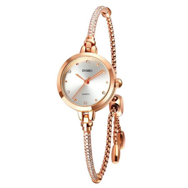 

wristwatches luxury fashion ladies quartz watch small dial exquisite women dress watches casual diamond bracelet wrist, Slivery;brown