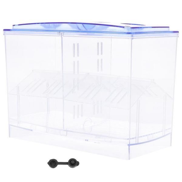 

aquariums 1pc double layer fish hatching box durable fry breeder