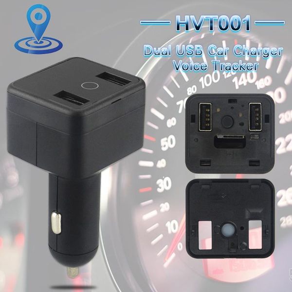 

car gps & accessories real-time tracking charger hvt001 tracker sos call plugged out alarm easy operation vehicle device dual charging port