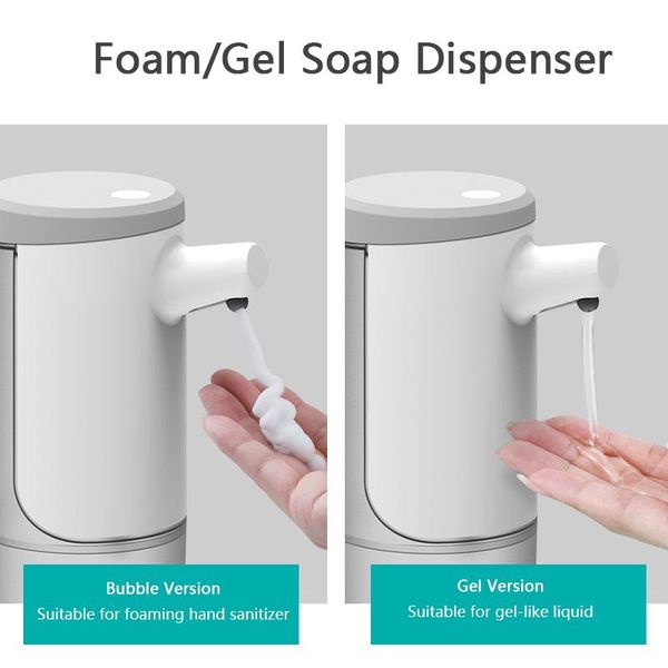 

automatic liquid soap dispenser 450ml handtouchless ir sensor wall mount micro usb bathroom liquid soap dispensers