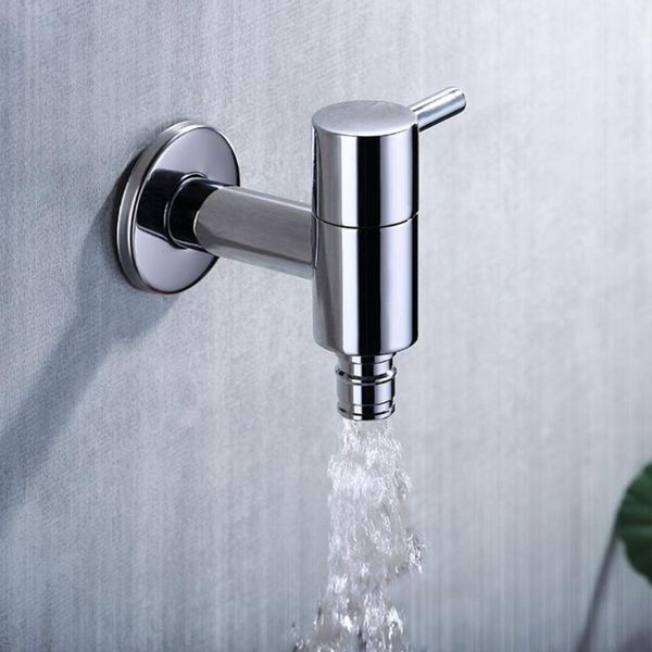 

g1/2" black/chrome plated wall mount washing machine brass faucet mop pool faucet garden outdoor bathroom