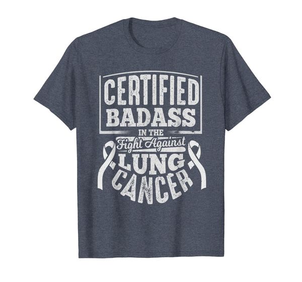 

Badass Lung Cancer Awareness T Shirt Women Men Gifts, Mainly pictures
