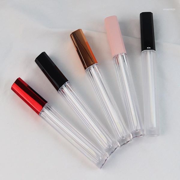 

empty 4.5ml lip gloss tubes container wand bottles refillable bottle f701 can print logo1