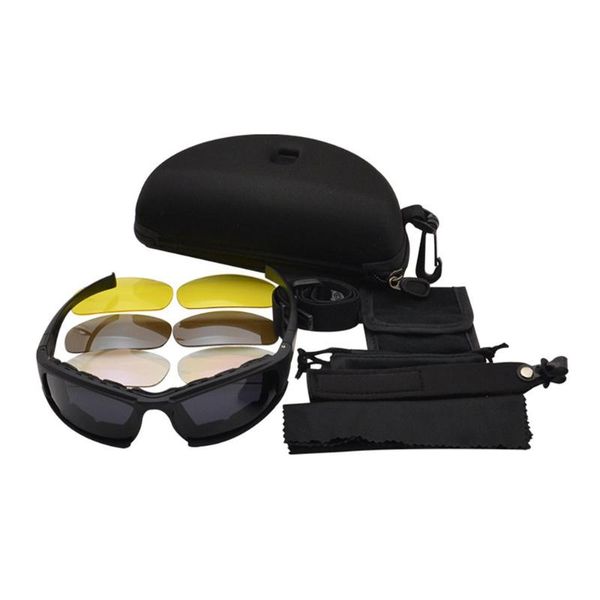 

outdoor eyewear tactical polarized glasses military goggles army sunglasses with 4 lens original box men shooting gafas