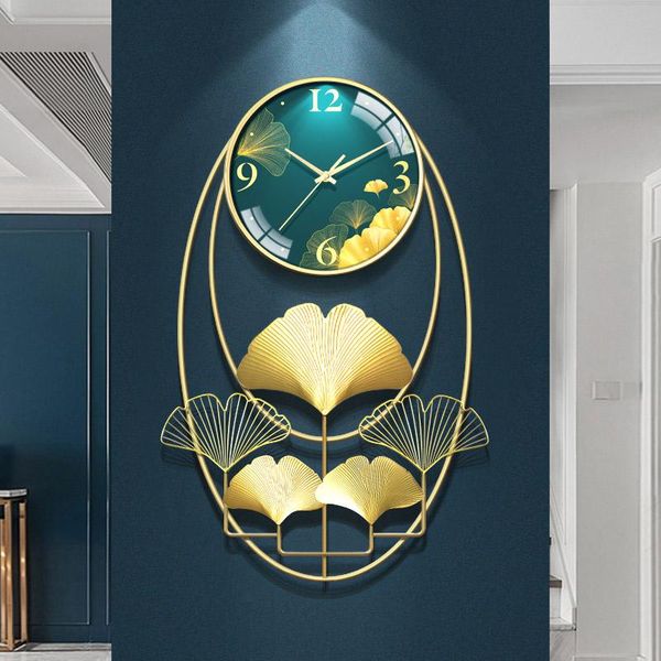 

wall clocks oversized metal clock home decor living room decoration modern design iron mural sticker battery operated reloj de pared