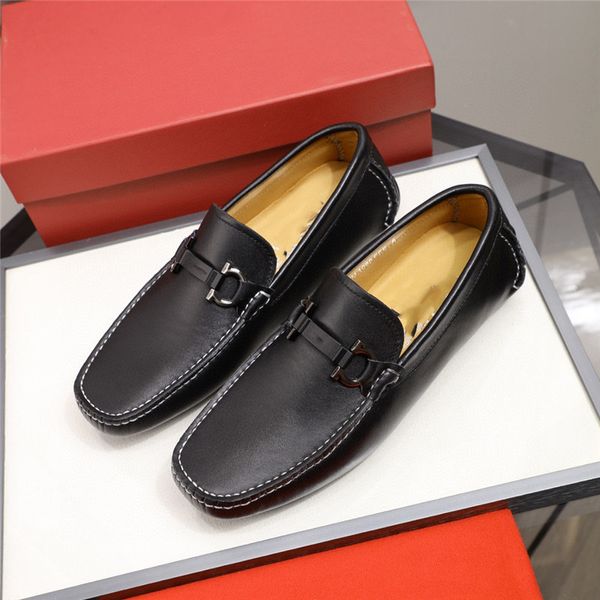 

sipriks mens leather casual shoes luxury british style dark brown leisure shoe pointed gents suit dress wedding loafers elegant, Black