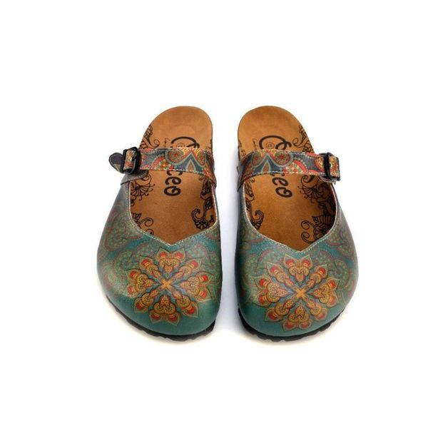 

slippers calceo women closed toe flat lightweight vegan artificial leather multicolor patterned summer 2021 styles, Black