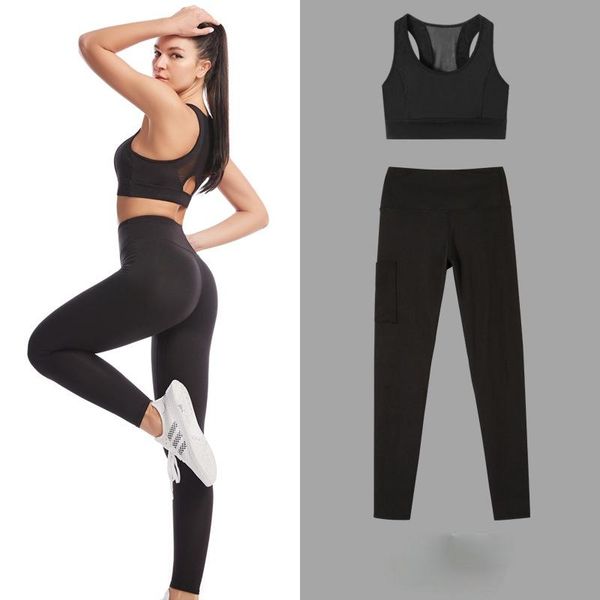

yoga outfit plus size mesh suit for fitness women workout clothes sportswear hollow gym set sport woman leggings active wear