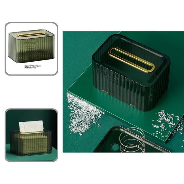 

tissue boxes & napkins anti-slip fashion smooth surface box anti-deformed napkin transparent for kitchen
