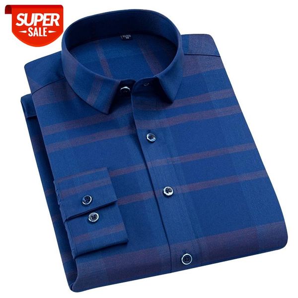 

fashion soft spandex elastic comfortable slim fit mens casual shirts without chest pocket long sleeve turndown collar #xi8j, White;black