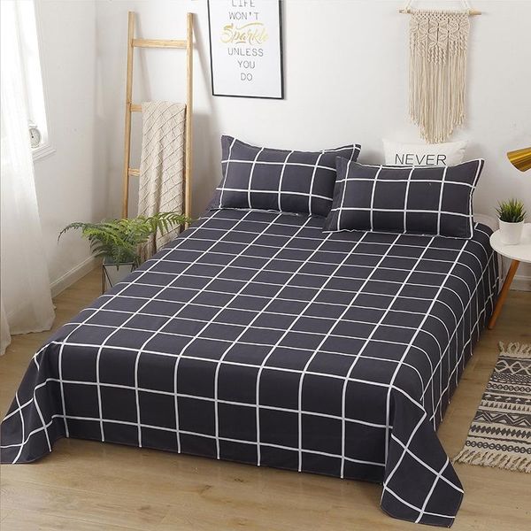 

sheets & sets sheet + case single-piece thickened sanding home textile soft family flat bed bedspread decorative