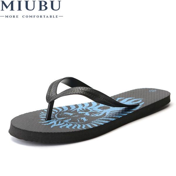 

miubu mens fashion soft flip flop men comfortable breathable slippers flat beach shoes zapatillas hombre 2021 new sandals, Black