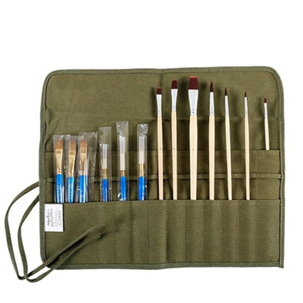 

pencil bags multifunction 22/30 holes bag roll up portable canvas wrap pouch case