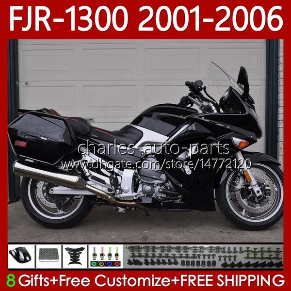 Yamaha FJR-1300 FJR 1300 A CC FJR1300 Fabrika BLK 01 02 03 04 05 06 Moto Vücut 106NO.45 FJR-1300A 2001 2002 2003 2004 2005 2006 FJR1300A 01-06 Karoser Seti