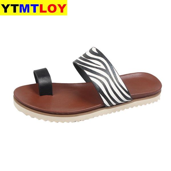 

dress shoes 2021 seller women sandals leopard pattern large size rome women's anti-slip selling wedges summer, Black