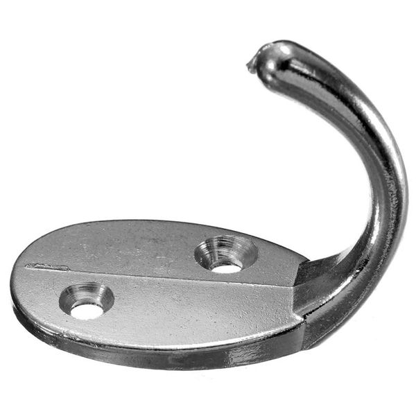 

robe hooks 3pcs wall hook hanger holder single replacement rack door silver