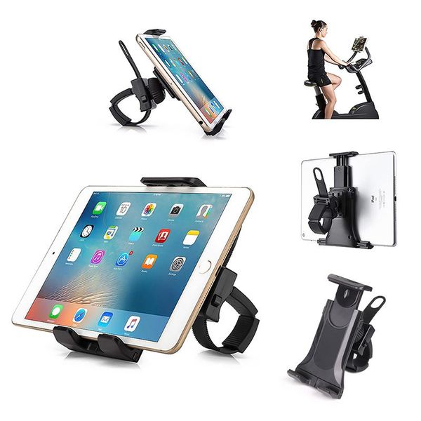 

cell phone mounts & holders flexible bike holder for spinning treadmill bicycle mount stand indoor gym handlebar on exercise tablet