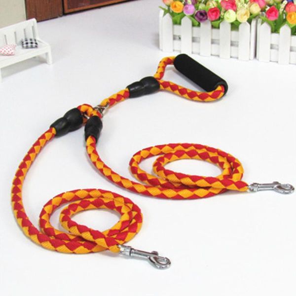 

dog collars & leashes transfer pet supplies nylon double traction belt walking with strong big small outdoor