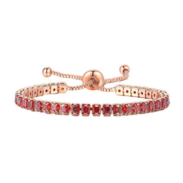 

link, chain bracelets bijoux femme fashion temperament all-match women's rhinestone crystal bracelet adjustable bangle cuff jewelry, Black