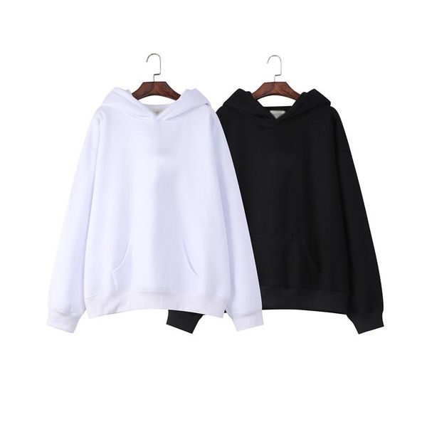 

21ss new men's hoodies women's sportswear fashion street hip hop round neck pure cotton luxury designer clothing pullover sweatshi, Black