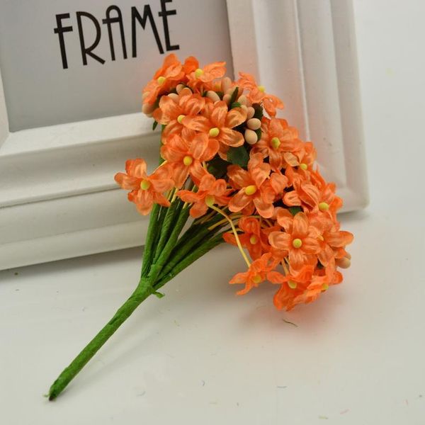 

36pcs silk flower plum stamen berry artificial flowers for home wedding car decoration sky stars diy scrapbookin qylrul