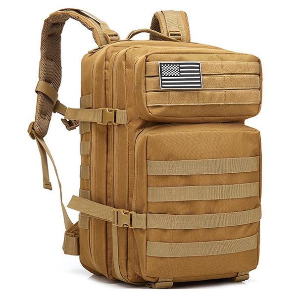

outdoor bags 45l big 3p tactical backpack military bag army oxford camping cycling hiking climbing sports