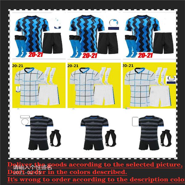 

men kids kit barella soccer jersey lukaku vidal lautaro eriksen alexis 20 21 de vrij football shirt 2020 2021 hakimi uniforms, Black;yellow