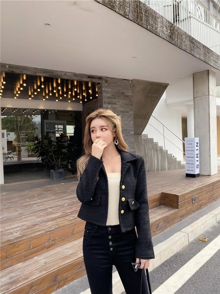 

women's jackets w535, Black;brown