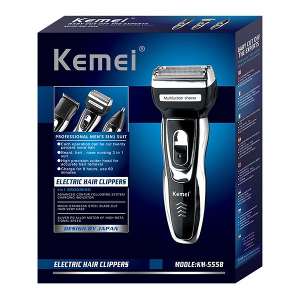

3in1 rechargeable hair shaver for men beard electric shaver body groomer face electric razor bald head shaving machine facial
