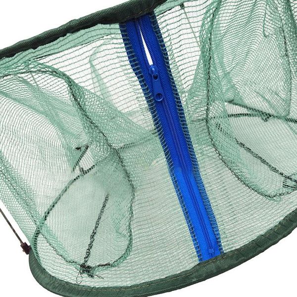 

automatic fishing net trap cage round shape durable open for crab crayfish lobster cmg786