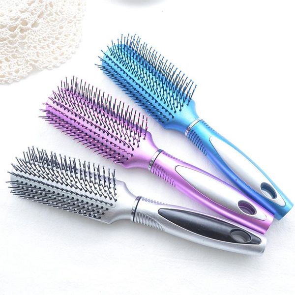

hair brushes professional combs air bag anti static comb detangling hairbrush airbag massage styling tools, Silver