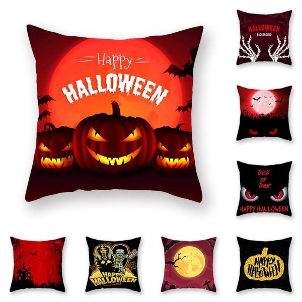 

cushion/decorative pillow cartoon pumpkin case halloween party decorative cushion cover for sofa car office throw 45x45cm
