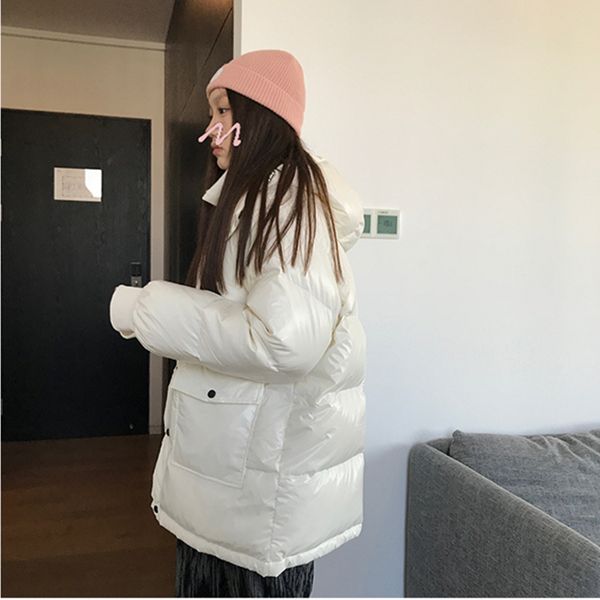 

high-end women's parker winter and fall windbreaker waterproof fashion coat, Black