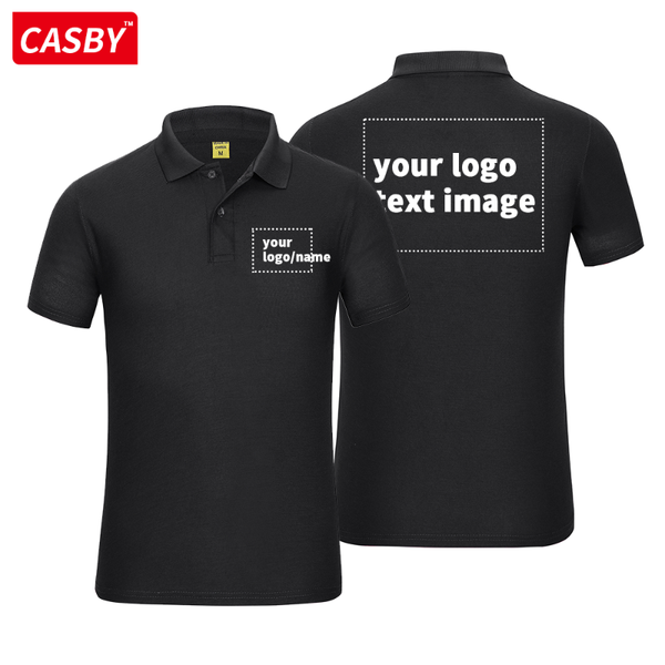 

men's polos summer shirt casual short sleeve personal company group logo custom men and women top, White;black