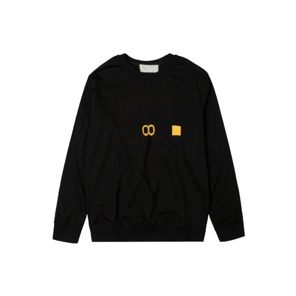 

21ss women and men hoodies fashion letter printing pullover sweatshirts good, Black